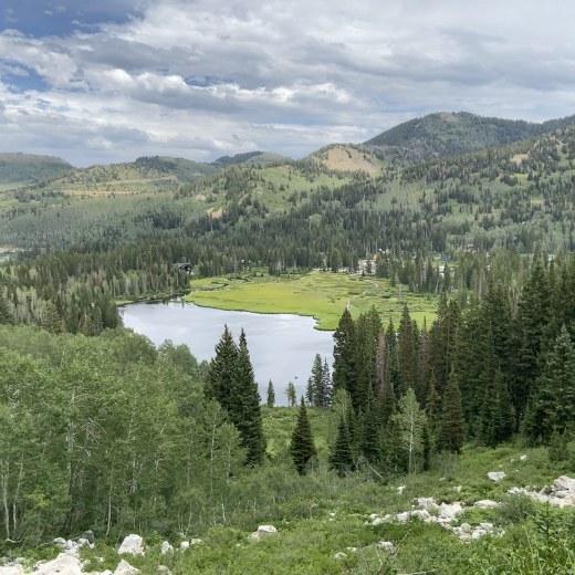 Hike to Silver Lake in Utah